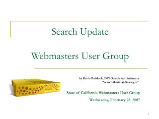 Search Update Webmasters User Group