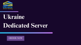 Grow Your Business with Ukraine Dedicated Server