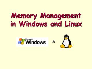 Memory Management in Windows and Linux