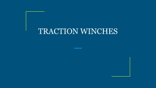 TRACTION WINCHES