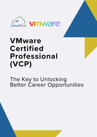 VMware Certification Courses - CloudThat