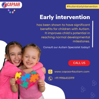 Early intervention helps for children with Autism | CAPAAR