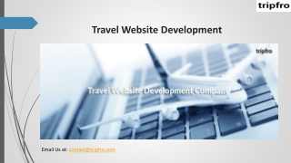 Travel Website Developments