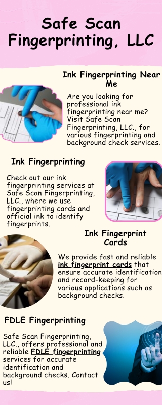 Ink Fingerprinting Near Me