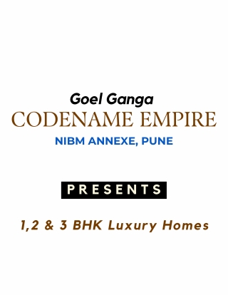 Goel Ganga Codename Empire Brochure