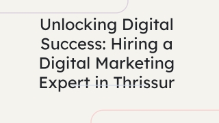 Digital marketing Expert in thrissur