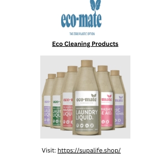 Eco Cleaning Products