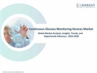 Continuous Glucose Monitoring Devices Market