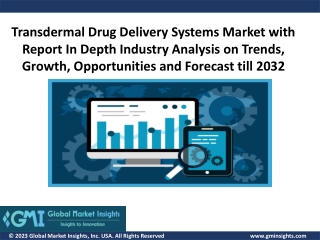 Transdermal Drug Delivery Systems Market Growth Rate, Share, Forecast 2032