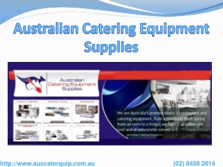 Commercial Catering Equipment, Restaurant Equipment