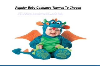 Popular Baby Costumes Themes To Choose