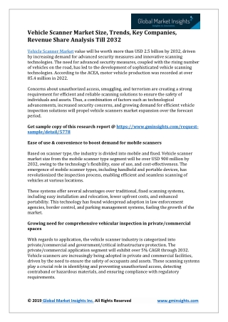 Vehicle Scanner Market