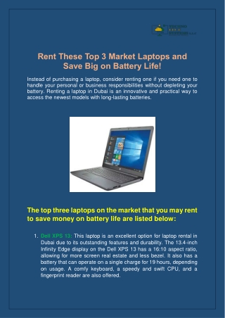 Rent These Top 3 Market Laptops and Save Big on Battery Life (1)