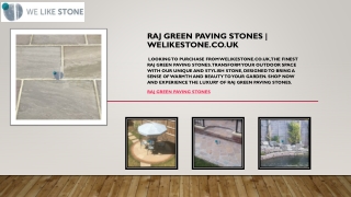 Raj Green Paving Stones | Welikestone.co.uk