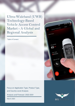 UWB Technology-Based Vehicle Access Control Market