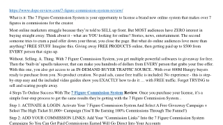 7 Figure Commission System Review