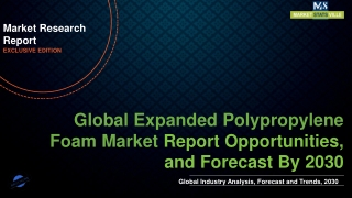 Expanded Polypropylene Foam Market Worth US$ 1,970.0 million by 2030