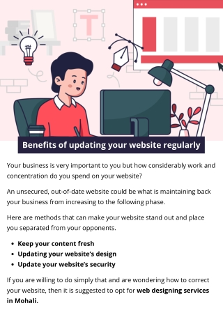 Benefits of updating your website regularly