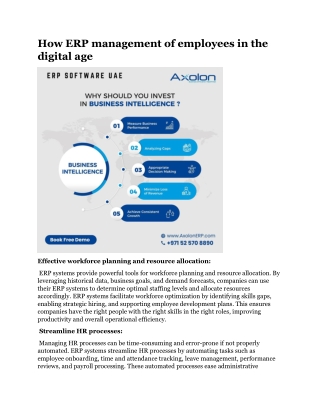 How ERP management of employees in the digital age