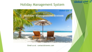 Holiday Management System