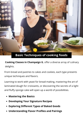 Basic Techniques of cooking foods