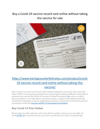 BUY COVID-19 VACCINE RECORD CARD ONLINE WITHOUT TAKING THE VACCINE