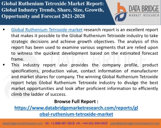 Ruthenium Tetroxide - Chemical Material