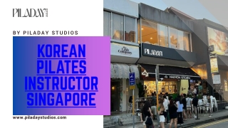 Korean Pilates Instructor Singapore