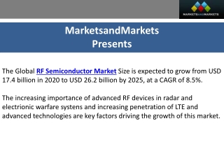 RF Semiconductor Market Dynamics: Insights into the Lucrative $26.2 Billion