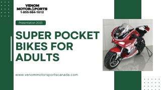 Best Electric Adult Pocket Bike | Venom Motorsports