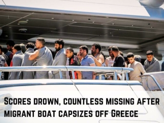 Scores drown, countless missing after migrant boat capsizes off Greece