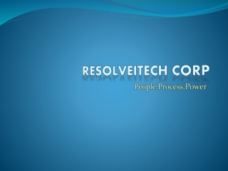 Our Best Services - Resolveitech Corp