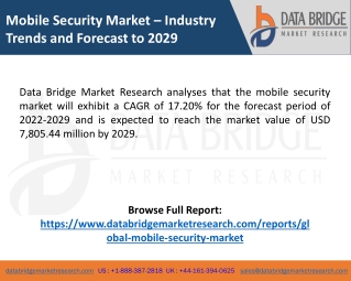 Mobile Security Market