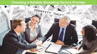 Choosing a Reliable Shredding Service Provider