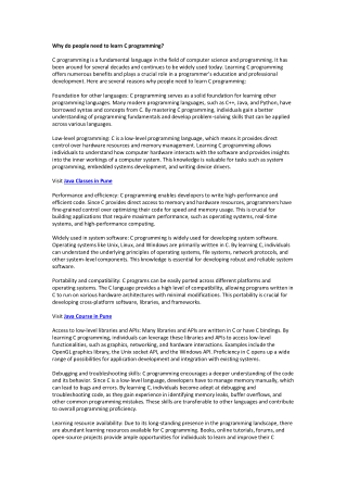 Java Classes in Pune