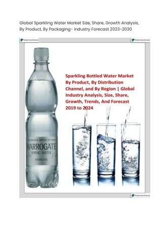 Global Sparkling Water Market Size-1