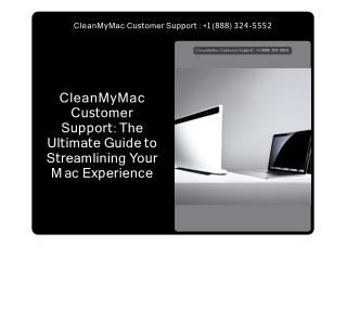 1(888) 324-5552 CleanMyMac Reinstalling Error