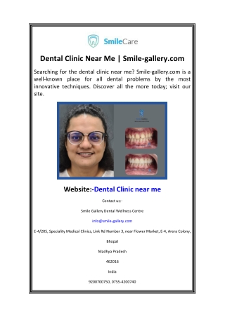 Dental Clinic Near Me  Smile-gallery.com