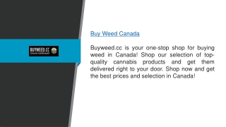 Buy Weed Canada Buyweed.cc