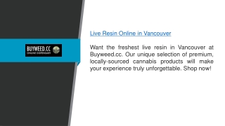 Live Resin Online In Vancouver Buyweed.cc