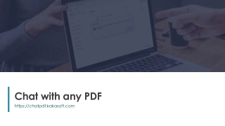 Chat with any PDF