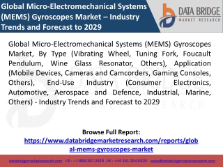 Global Micro-Electromechanical Systems (MEMS) Gyroscopes Market