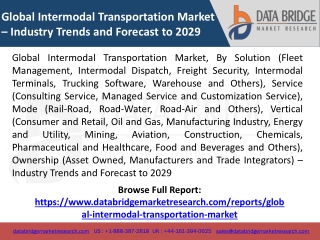 Global Intermodal Transportation Market