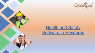 Health and Safety Software in Honduras