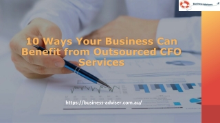 10 Ways Your Business Can Benefit from Outsourced CFO Services