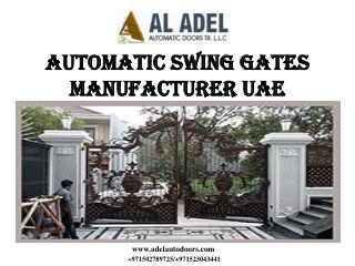 Automatic Swing Gates Manufacturer Uae (1)