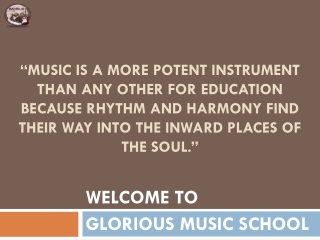 Glorious Music School in Mumbai | Musical Classes and Courses