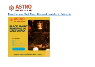 Black magic removal in california