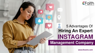 5 Advantages Of Hiring An Expert Instagram Management Company