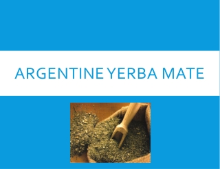Argentine Yerba Mate